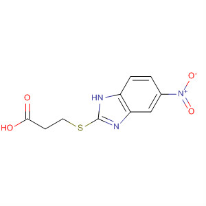 Propanoic acid, 3-[(5-nitro-1H-benzimidazol-2-yl)thio]-
