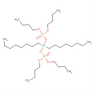5,7,9,11-Tetraoxa-6,10-diphospha-8-stannapentadecane,6,10-dibutoxy-8,8-dioctyl-, 6,10-dioxide