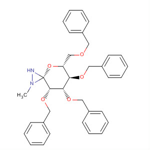 4-Oxa-1,2-diazaspiro[2.5]octane,1-methyl-6,7,8-tris(phenylmethoxy)-5-[(phenylmethoxy)methyl]-,(3S,5R,6R,7S,8S)-