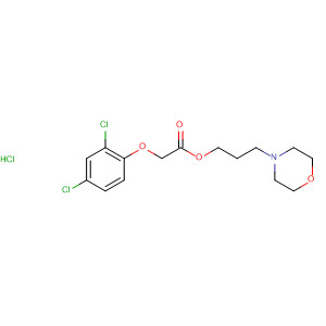 Acetic acid, (2,4-dichlorophenoxy)-, 3-(4-morpholinyl)propyl ester,hydrochloride