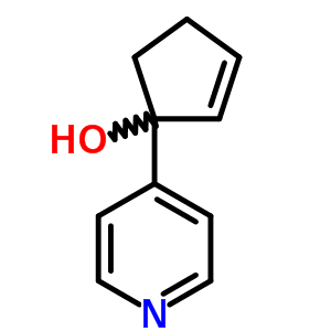 1-(pyridin-4-yl)cyclopent-2-en-1-ol