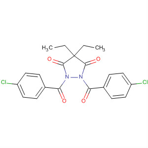 3,5-Pyrazolidinedione, 1,2-bis(4-chlorobenzoyl)-4,4-diethyl-