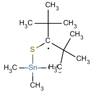 Propyl, 1-(1,1-dimethylethyl)-2,2-dimethyl-1-[(trimethylstannyl)thio]-