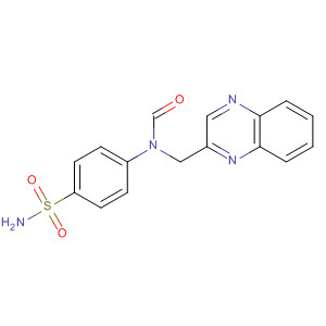Benzenesulfonamide, 4-[formyl(2-quinoxalinylmethyl)amino]-