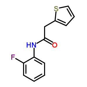N-(2-fluorophenyl)-2-(thiophen-2-yl)acetamide