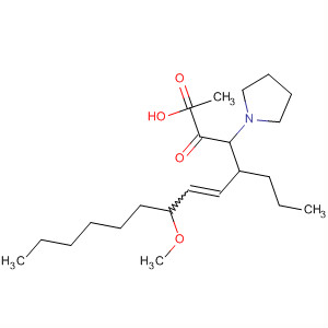 3-Pyrrolidineheptanoic acid, 4-(3-hydroxy-1-nonenyl)-1-methyl-2-oxo-,methyl ester