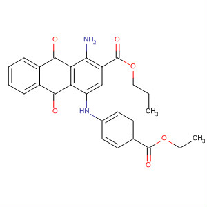2-Anthracenecarboxylic acid,1-amino-4-[[4-(ethoxycarbonyl)phenyl]amino]-9,10-dihydro-9,10-dioxo-,propyl ester