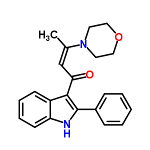 (2Z)-3-morpholin-4-yl-1-(2-phenyl-1H-indol-3-yl)but-2-en-1-one
