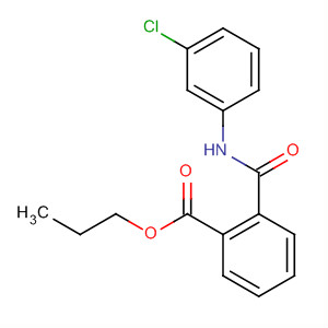 Benzoic acid, 2-[[(3-chlorophenyl)amino]carbonyl]-, propyl ester
