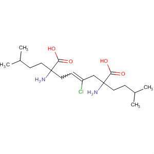 4-Octenedioic acid, 2,7-diamino-4-chloro-2,7-bis(3-methylbutyl)-