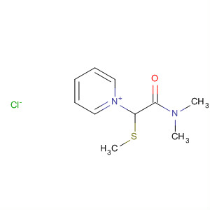 Pyridinium, 1-[2-(dimethylamino)-1-(methylthio)-2-oxoethyl]-, chloride