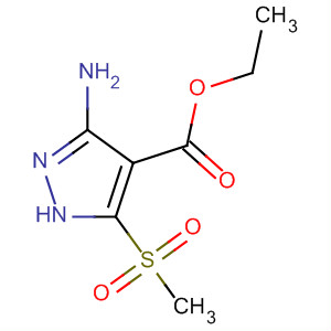 1H-Pyrazole-4-carboxylic acid, 3-amino-5-(methylsulfonyl)-, ethyl ester