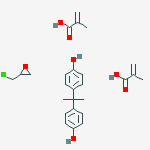 Phenol, 4,4-(1-methylethylidene)bis-, polymer with (chloromethyl)oxirane, bis(2-methyl-2-propenoate