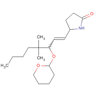 2-Pyrrolidinone,5-[4,4-dimethyl-3-[(tetrahydro-2H-pyran-2-yl)oxy]-1-octenyl]-