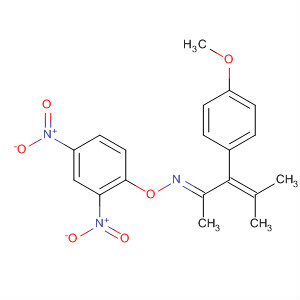 3-Penten-2-one, 3-(4-methoxyphenyl)-4-methyl-,O-(2,4-dinitrophenyl)oxime, (E)-