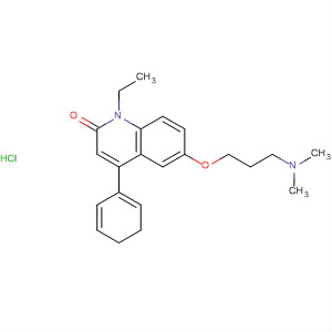 2(1H)-Quinolinone,6-[3-(dimethylamino)propoxy]-1-ethyl-3,4-dihydro-4-phenyl-,monohydrochloride