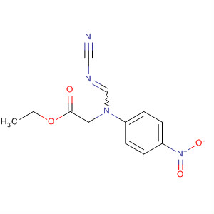Glycine, N-[(cyanoimino)methyl]-N-(4-nitrophenyl)-, ethyl ester