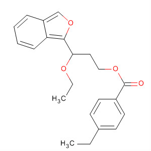 Benzoic acid, 4-ethyl-, 3-ethoxy-3-(1-isobenzofuranyl)propyl ester