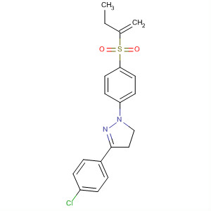 1H-Pyrazole,1-[4-(2-butenylsulfonyl)phenyl]-3-(4-chlorophenyl)-4,5-dihydro-