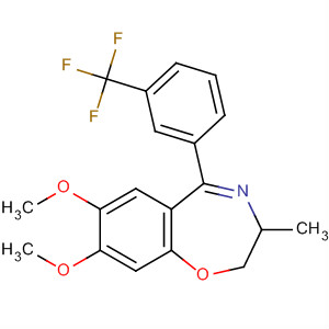 1,4-Benzoxazepine,2,3-dihydro-7,8-dimethoxy-3-methyl-5-[3-(trifluoromethyl)phenyl]-