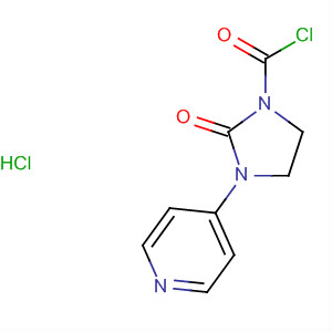 1-Imidazolidinecarbonyl chloride, 2-oxo-3-(4-pyridinyl)-,monohydrochloride