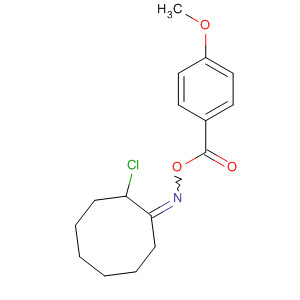 Cyclooctanone, 2-chloro-, O-(4-methoxybenzoyl)oxime