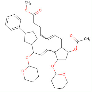 5-Heptenoic acid,7-[5-(acetyloxy)-2-[3-(3-phenylcyclopentyl)-3-[(tetrahydro-2H-pyran-2-yl)oxy]-1-propenyl]-3-[(tetrahydro-2H-pyran-2-yl)oxy]cyclopentyl]-, methylester