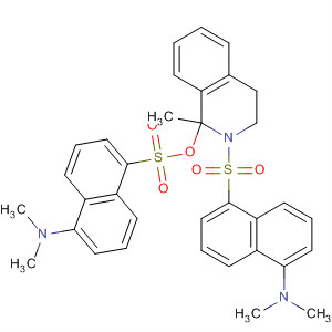 1-Naphthalenesulfonic acid, 5-(dimethylamino)-,2-[[5-(dimethylamino)-1-naphthalenyl]sulfonyl]-1,2,3,4-tetrahydro-1-methyl-6,7-isoquinolinediyl ester