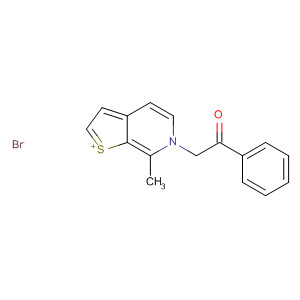 Thieno[2,3-c]pyridinium, 7-methyl-6-(2-oxo-2-phenylethyl)-, bromide