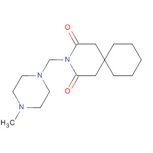 3-Azaspiro[5.5]undecane-2,4-dione, 3-[(4-methyl-1-piperazinyl)methyl]-