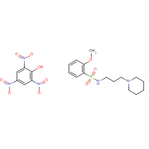 Benzenesulfonamide, 2-methoxy-N-[3-(1-piperidinyl)propyl]-, compd.with 2,4,6-trinitrophenol (1:1)
