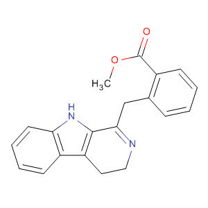 Benzoic acid, 2-[(4,9-dihydro-3H-pyrido[3,4-b]indol-1-yl)methyl]-, methylester