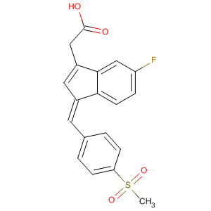 1H-Indene-3-acetic acid,5-fluoro-1-[[4-(methylsulfonyl)phenyl]methylene]-, (Z)-