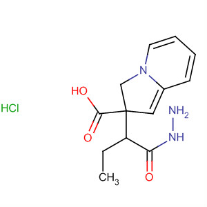 2-Indolizinecarboxylic acid, 2-butylhydrazide, monohydrochloride