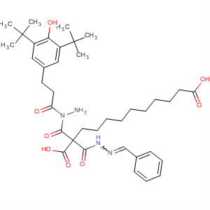 Dodecanedioic acid,2-[3-[3,5-bis(1,1-dimethylethyl)-4-hydroxyphenyl]-1-oxopropyl]hydrazide(phenylmethylene)hydrazide