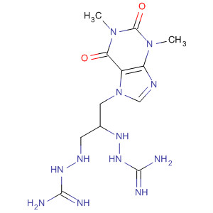 Hydrazinecarboximidamide,2,2'-[1-[(1,2,3,6-tetrahydro-1,3-dimethyl-2,6-dioxo-7H-purin-7-yl)methyl]-1,2-ethanediylidene]bis-