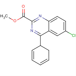 2-Quinazolinecarboxylic acid, 6-chloro-1,2-dihydro-4-phenyl-, methylester