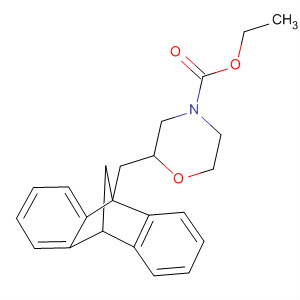 4-Morpholinecarboxylic acid,2-(9,10-methanoanthracen-9(10H)-ylmethyl)-, ethyl ester