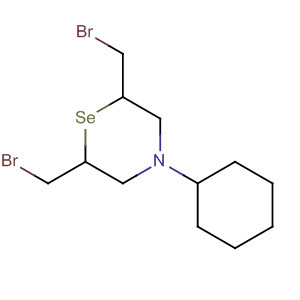 2H-1,4-Selenazine, 2,6-bis(bromomethyl)tetrahydro-4-phenyl-