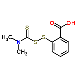 2-[(dimethylcarbamothioyl)disulfanyl]benzoic acid