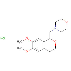 Morpholine,4-[(3,4-dihydro-6,7-dimethoxy-1H-2-benzopyran-1-yl)methyl]-,hydrochloride