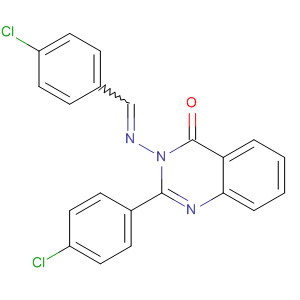 4(3H)-Quinazolinone,2-(4-chlorophenyl)-3-[[(4-chlorophenyl)methylene]amino]-