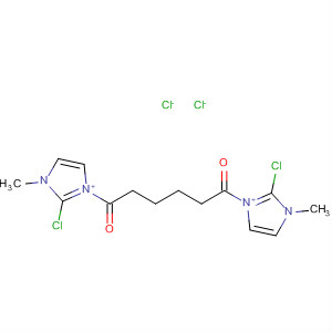 1H-Imidazolium, 1,1'-(1,6-dioxo-1,6-hexanediyl)bis[3-methyl-, dichloride