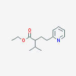 ethyl 3-methyl-2-[2-(pyridin-2-yl)ethyl]butanoate