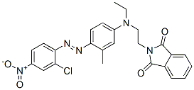 1H-ISOINDOLE-1,3(2H)-DIONE,2-[2-[[4-[(2-CHLORO-4-NITROPHENYL)AZO]-3-METHYLPHENYL]ETHYLAMINO]ETHYL]-