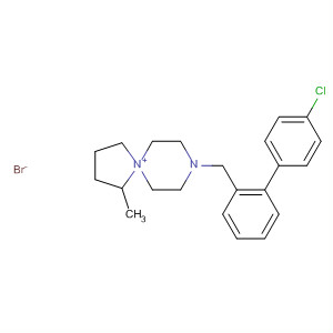 8-Aza-5-azoniaspiro[4.5]decane,8-[(4-chlorophenyl)phenylmethyl]-1-methyl-, bromide
