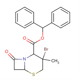 5-Thia-1-azabicyclo[4.2.0]octane-2-carboxylic acid,3-bromo-3-methyl-8-oxo-, diphenylmethyl ester, (2S,6R)-