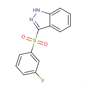 1H-Indazole, 3-[(3-fluorophenyl)sulfonyl]-