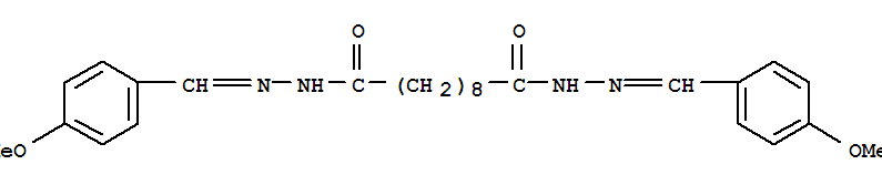 N'~1~-(4-methoxybenzylidene)-N'~10~-[(Z)-(4-methoxyphenyl)methylidene]decanedihydrazide