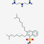 DIISONONYL-NAPHTHALENESULFONIC ACID COMPD. WITH N-(2-AMINOETHYL)-1,2-ETHANEDIAMINE